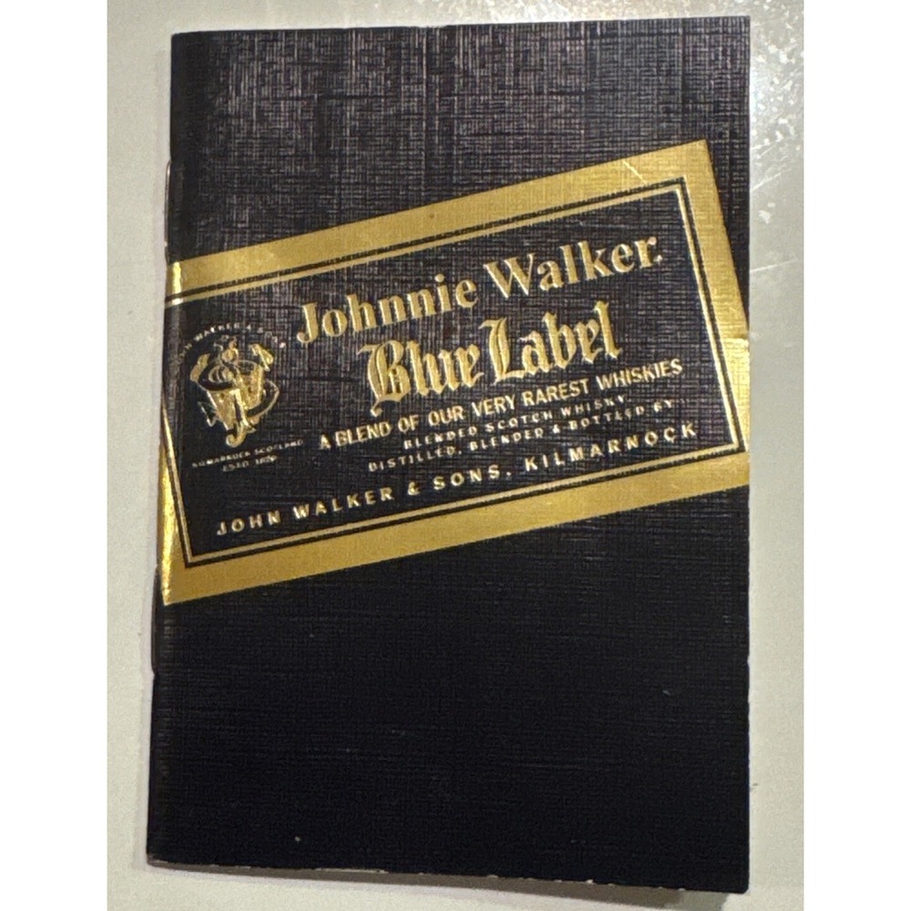 Johnnie Walker Blue Label Book
